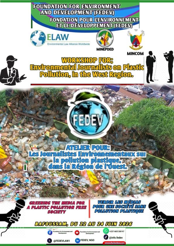 FEDEV ORGANISES A WORKSHOP ON ENVIRONMENTAL JOURNALISM FOCUSING ON PLASTIC POLLUTION.